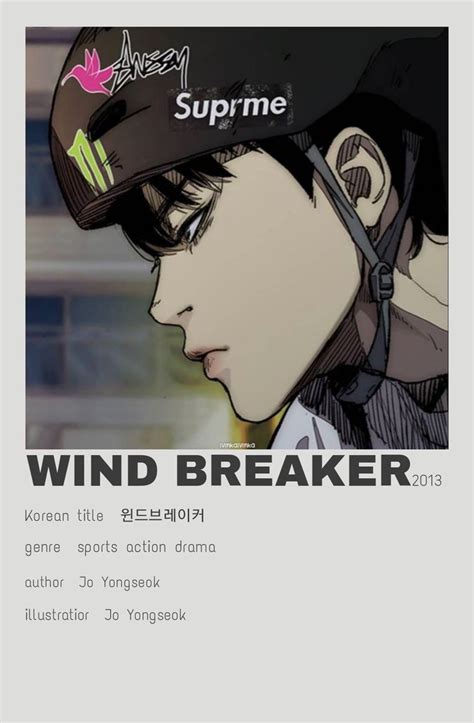 Wind Breaker Windbreaker Minimalist Poster Manga Manhua Manhwa Webtoon