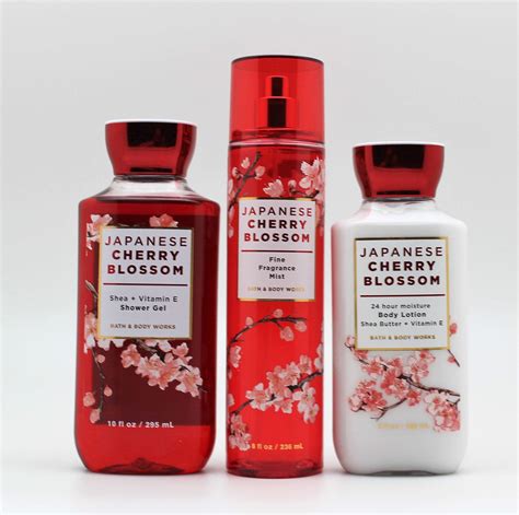 Buy Japanese Cherry Blossom 3 Pc Bundle Daily Trio Shower Gel