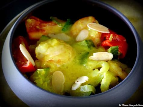 Curry Light De Crevettes Et Courgettes Au Lait De Coco Recette Par