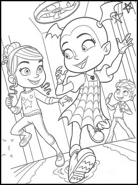 Coloriage Vampirina et Ses Amis télécharger et imprimer gratuit sur