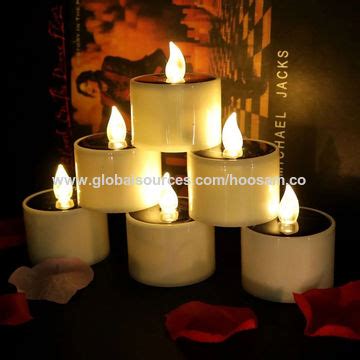 Buy Wholesale China Solar Power Led Tealight Candles Sun Chargeable