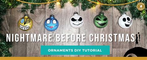 How to Make DIY Nightmare Before Christmas Ornaments