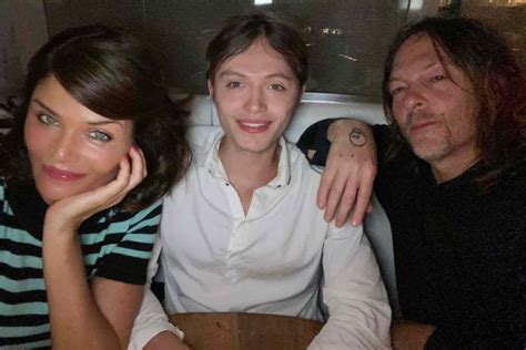 Helena Christensen And Norman Reedus Celebrate Son Mingus Graduation You Did It