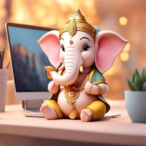 Download Ai Generated Ganesh Ganesha Royalty Free Stock Illustration