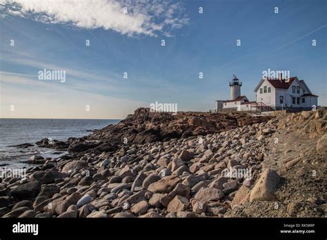 Eastern Point Lighthouse in Gloucester, MA Stock Photo - Alamy