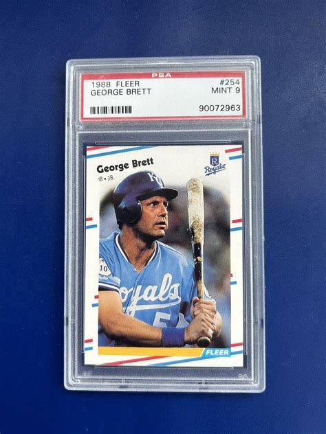 Fleer George Brett Card Psa Values Mavin