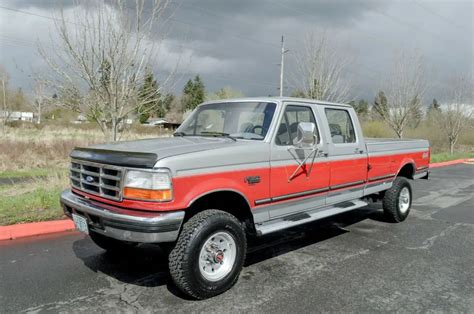 1994 Ford F350 Crew Cab 4x4 Xlt Long Bed 73l Diesel 108k Miles Classic Ford F 350 1994 For