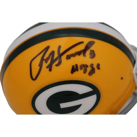 Paul Hornung Signed Green Bay Packers TB 61 79 VSR4 Mini Helmet HOF PSA