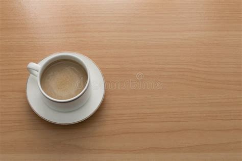 Coffee On Wooden Table Stock Image Image Of Morning 103216713