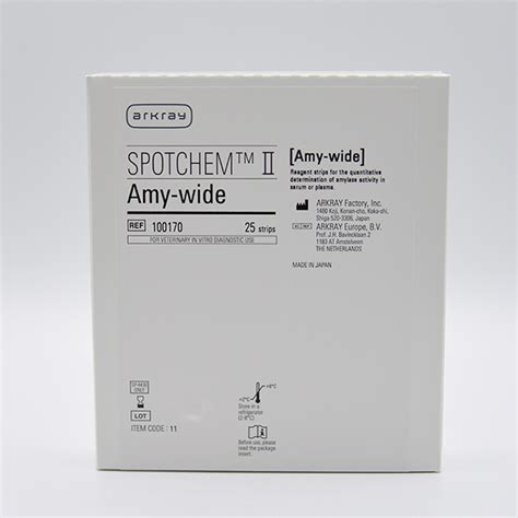 REACTIVI DE SPOTCHEM EZ SP 4430 AMY W 25 BUC CUT Tehno Industrial