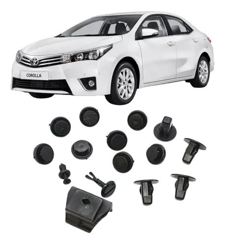 Kit Clip Gancho Traba Grampa Guardaplast Toyota Corolla