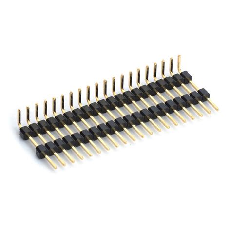 Right Angle Mm Pitch Pin Header Single Row Pcb Connector