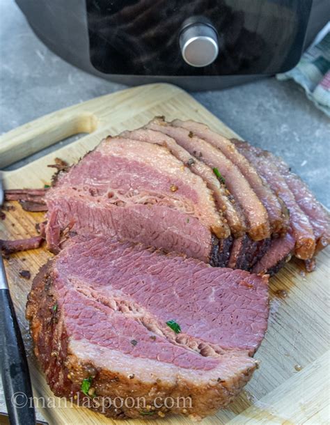 Slow Cooker Corned Beef Cooked In Beer Manila Spoon