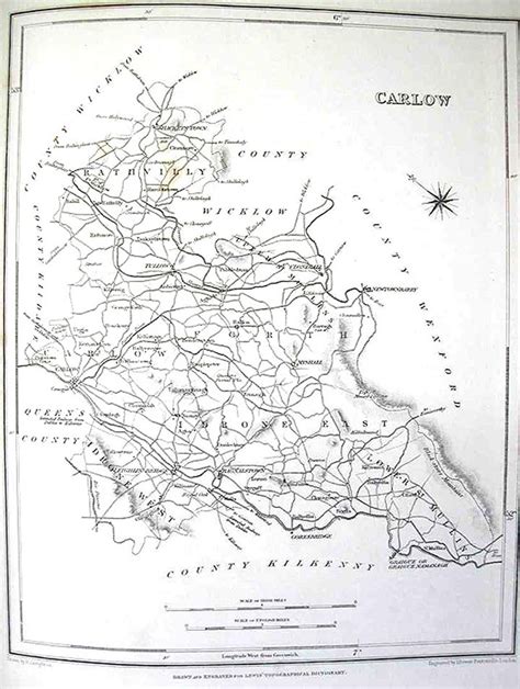 A Collection Of Maps And Drawings Of County Carlow