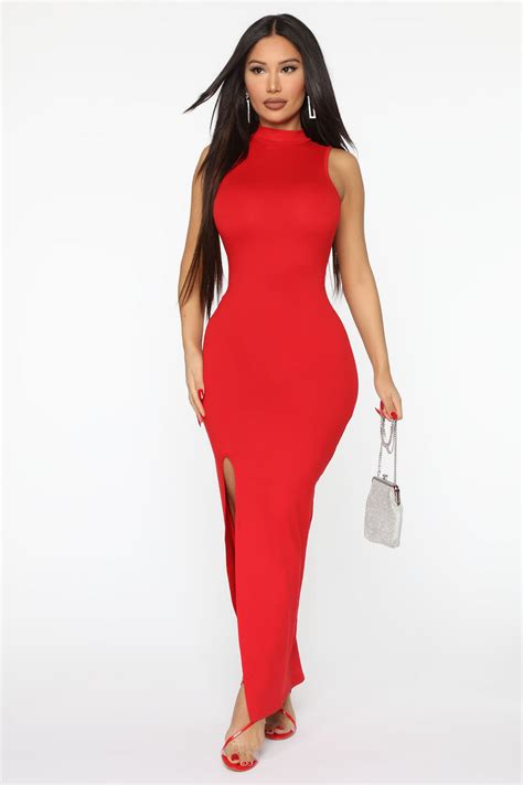 Drinks On Her Maxi Dress Red Fashion Nova Dresses Fashion Nova