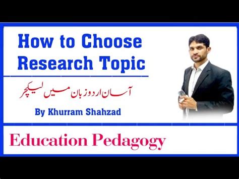 How To Choose A Research Topic How To Select A Research Topic Find