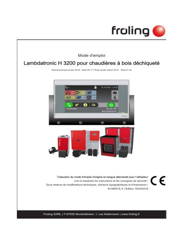 Froling Lambdatronic H Mode D Emploi Fixfr