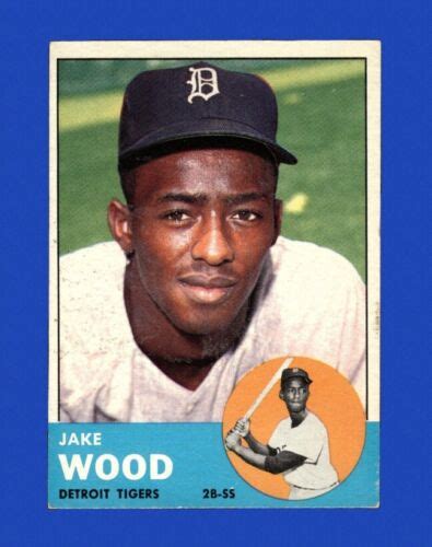 1963 Topps Set Break 453 Jake Wood VG VGEX GMCARDS EBay