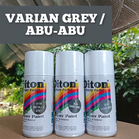 Jual Pilok Pilox Cat Semprot Diton 150cc Varian Abu Abu 824 Dark Grey