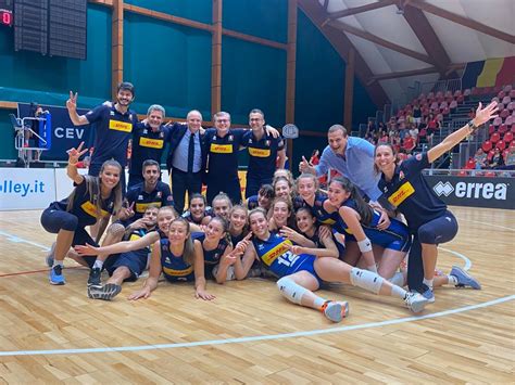 Wevza Le Azzurrine Chiudono Il Torneo Con Una Vittoria Federvolley