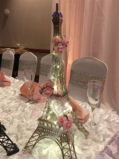 Paris Themed Centerpieces Diy Cuteness