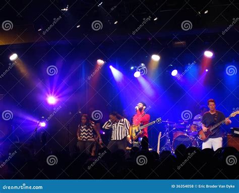 Reggae Band Groundation Jams On Stage With Lead Singer Singing I ...