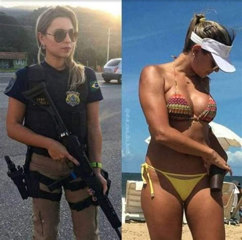 Pin De Home Pair Em Militar Mulher Armada Fotos De Biqu Ni Mulheres