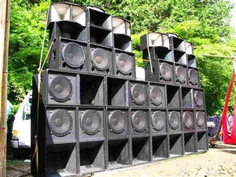 Jamaican Sound System Speaker Boxes