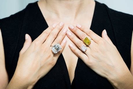 Model Displays Lr Dcolor Diamond Ring Editorial Stock Photo - Stock Image | Shutterstock