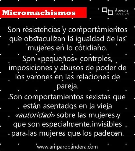 Qu Son Los Micromachismos Micromachismo Micromachismos Mm