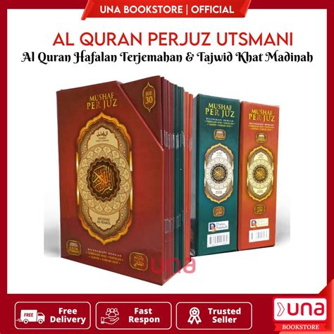 Jual Al Quran Per Juz Al Quran Hafalan Terjemahan Dan Tajwid Warna Al