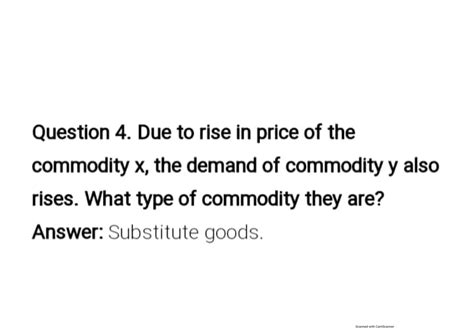 Solution Chapter Demand Very Short Questions Of Microeconomics