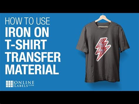 DIY Make Custom Printed T Shirts Inkjet Iron On Transfer YouTube