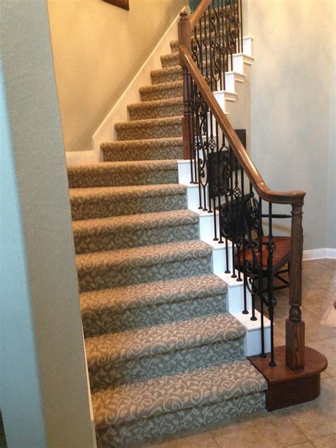 Tuftex Bella Flora Carpet Stairs Traditional Staircase Austin