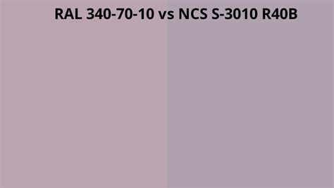 Ral 340 70 10 Vs Ncs S 3010 R40b Ral Colour Chart Uk