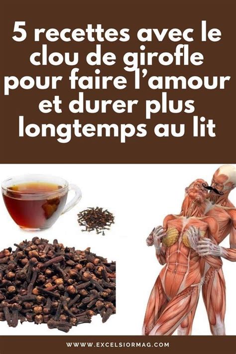 5 Recettes Avec Le Clou De Girofle Pour Faire L’amour Et Durer Plus Longtemps Au Lit Artofit