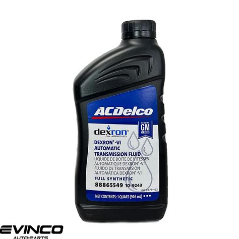 Acdelco 10 9243 Auto Trans Fluid 2016 Chevrolet Silverado