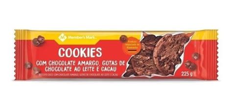 Biscoito Cookies Chocolate Amargo C Gotas De Chocolate G Mercadolivre