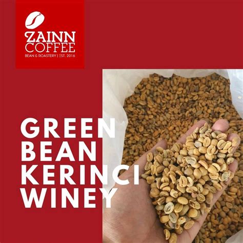 Jual Green Bean Biji Kopi Mentah Arabica Kerinci Natural Winey Kg