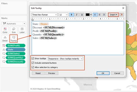 Tableau Tooltip