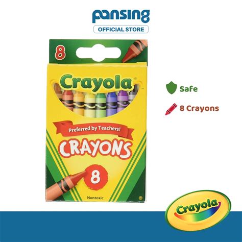 Crayola Classic Crayons 8 Count Shopee Malaysia