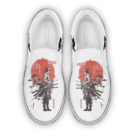 Roronoa Zoro Classic Slip On Custom One Piece Anime Shoes Katheri Store