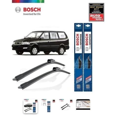 Jual TRENDING Wiper Mobil Frameless Toyota Kijang Kapsul Bosch Clear