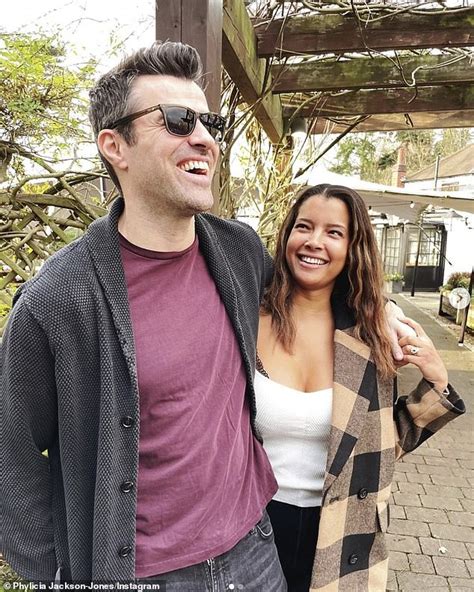 Steve Jones Looks Loved Up With Glamorous Wife Phylicia Jackson Jones Daily Mail Online