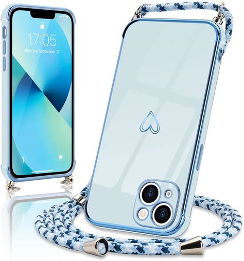 Micoden Coque Pour Iphone Avec Collier R Glable Coque Iphone