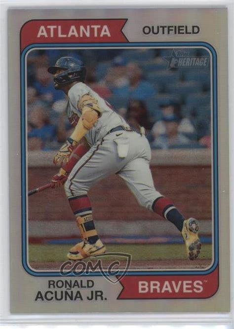 Topps Heritage Chrome Refractor Ronald Acu A Jr For