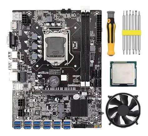 Placa Base Minera B Btc G G Cpu Ventilador Y Desto Cuotas