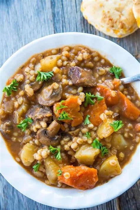 Beef And Barley Stew Slow Cooker Or Instant Pot The Kitchen Magpie