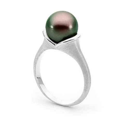 Pav Diamond Argyle And Pearl Ring Allure South Sea Pearls