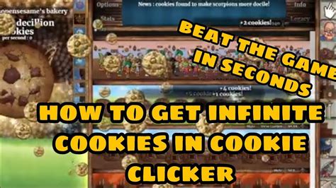 Infinite Cookies Glitcheaster Egg In Cookie Clicker Youtube